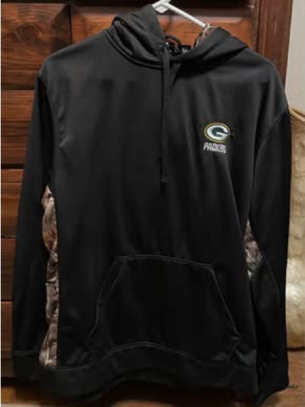 Black Pullover Hoodie Sweatshirt